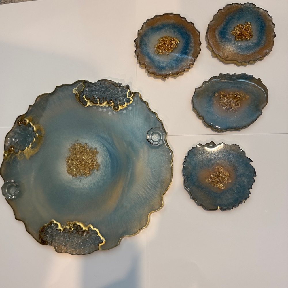 Resin Tray and Coasters